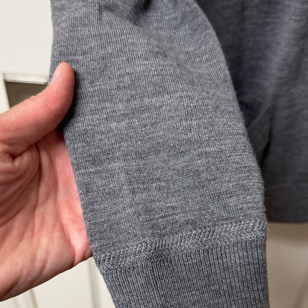 Lacoste Gray Knit Sweater - Picture 6 of 9